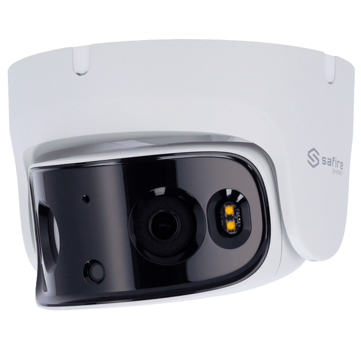 SAFIRE SMART SF-IPT180CA-8I1-SL 8MP Turret IP kamera ar PoE, Wi-Fi, IP67, baltu LED, 2mm objektīvu