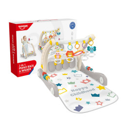 Interaktīva izglītojoša 2-in-1 staigulīte + klavieres Huanger HE0621