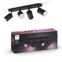 Philips Hue Fugato levy/spiraalimusta 4x5,7W