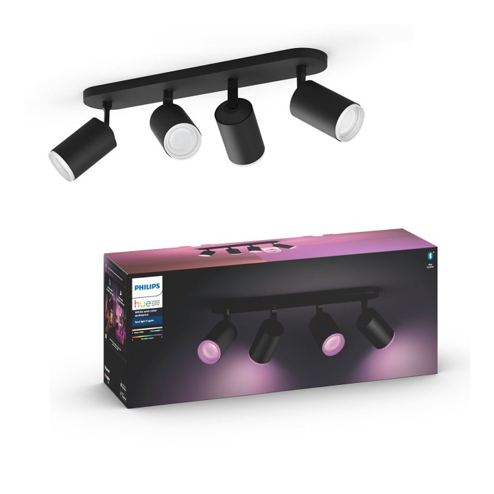 Philips Hue Fugato levy/spiraalimusta 4x5,7W