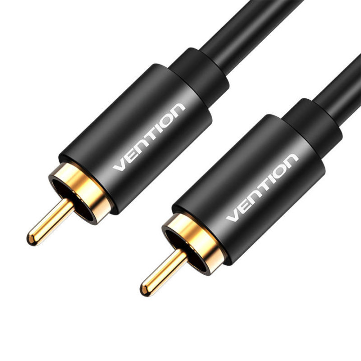 Кабель аудио RCA Vention VAB-R09-B150 1,5м (черный)