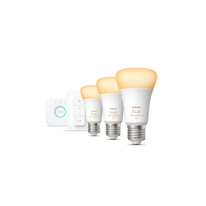 Philips Hue mostek + 3x E27 8,5W WA BT + kytkin