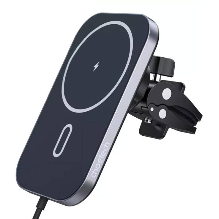 Induktiivinen laturi kahvalla Choetech T200-f (musta)