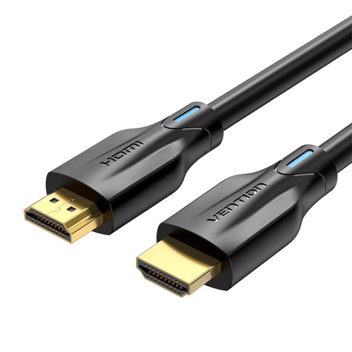 HDMI 2.1 ventiliacijos kabelis AANBJ, 5 m, 8K 60Hz / 4K 120Hz (juodas)