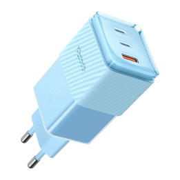 GaN 67W verkkolaturi Mcdodo CH-1503 2x USB-C, USB-A (sininen)