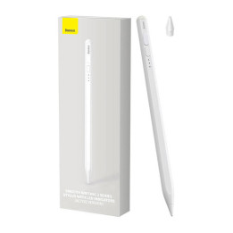 Baseus Smooth Writing 2 Stylus Pen su LED indikatoriais (balta)