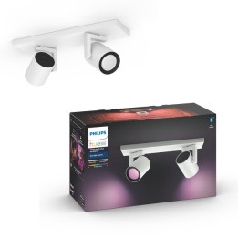 Philips Hue kattovalaisin Argenta levy/spiraalivalkoinen 2x5,7W