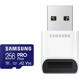 Atminties kortelė Samsung PRO Plus micro SDXC 256 GB U3 A2 V30 (MB-MD256SB/WW)
