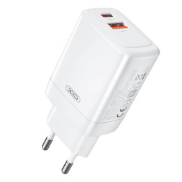 Зарядное устройство XO CE16, 45 Вт, 1x USB-C, 1x USB-A