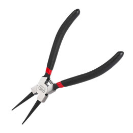 Прямые плоскогубцы для внутренних стопорных колец 7 дюймов Deli Tools EDL0341 (черные)