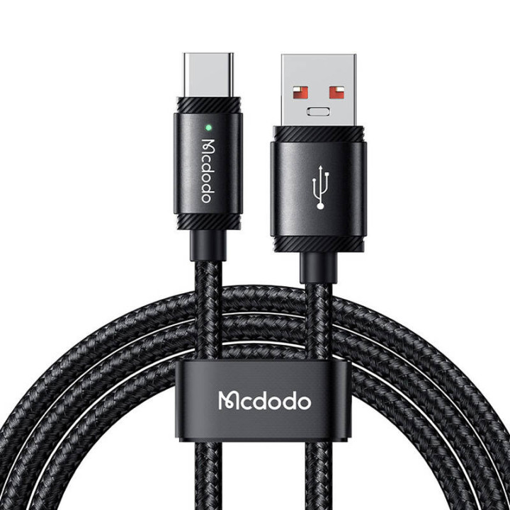 Kaapeli USB-A–USB-C Mcdodo CA-4730, 120 W, 1,5 m (musta)