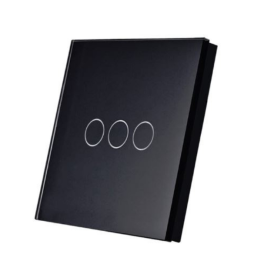 SmartWise TEREM3B Bluetooth (eWeLink-Remote) langaton kosketuskytkin, musta, 3 painiketta