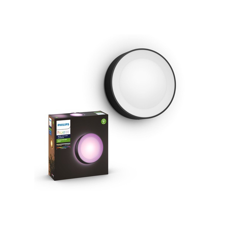 Philips Hue Daylo sieninis šviestuvas juodas 1x15W