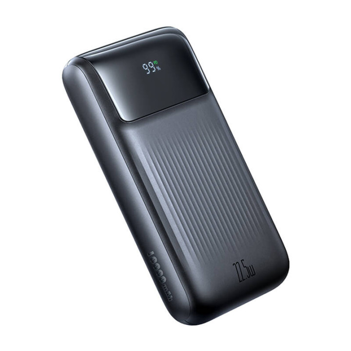Mcdodo MC-0241 digitālais displejs Powerbank 10 000 mAh 22,5 W (melns)