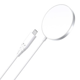 Choetech T518 magnetinis belaidis įkroviklis 15W (baltas)