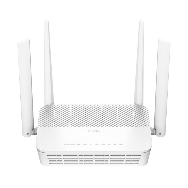 Cudy WR3000S AX3000 Gigabit Wi-Fi 6 Mesh maršrutētājs, divjoslu 2.4/5 GHz, 3000 Mbps