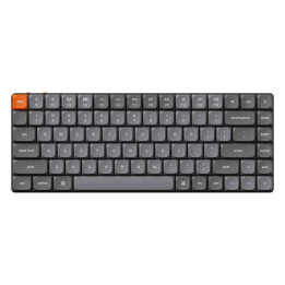 Keychron K3 Max RGB belaidė mechaninė klaviatūra, žemo profilio, raudonas jungiklis (juodas) [K3M-H1].