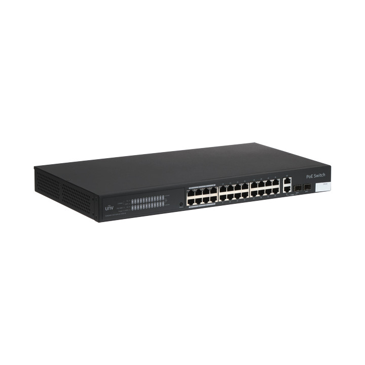 LÜLITI POE NSW3000-25GT1GP1GC-POE-IN 24 PRIEVADŲ + 2X UPLINK + 2X SFP UNIVIEW