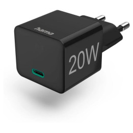 Hama mini 20W, PD/QC 3.0, juoda