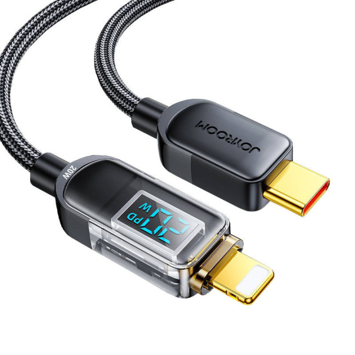 Joyroom S-C Lightning 20W 1,2 m USB į USB-C Lightning laidas S-CL020A4 (juodas)