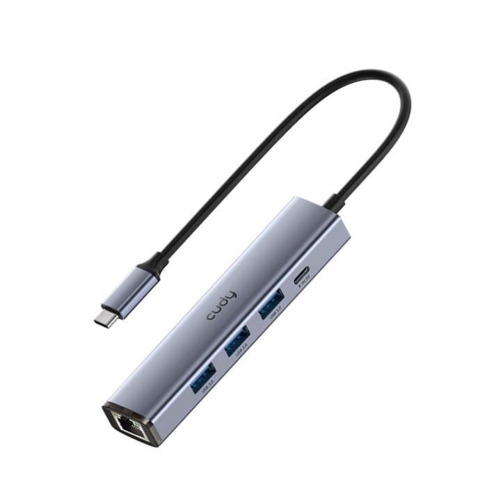 CUDY UH605 USB-C uz Ethernet adapteris 1 Gbps