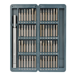 Deli Tools EDL241057 tarkkuusruuvimeisselisarja, 57 el.