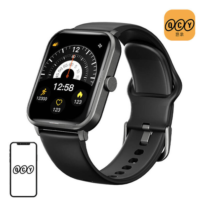 Умные часы QCY GTS S2 (черные)