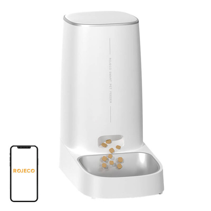 Rojeco 4L automatinis naminių gyvūnėlių tiektuvas WiFi versija su vienu dubeniu