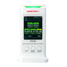 Išmanusis oro kokybės detektorius Habotest HT608, PM 2,5, PM10, benzenas