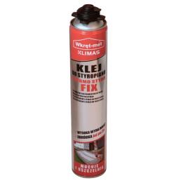 ADHESIVE FOR FOAMED POLYSTYRENE KST-750 THERMOSTYRO-FIX CAN 750 ml WKRĘT-MET KLIMAS