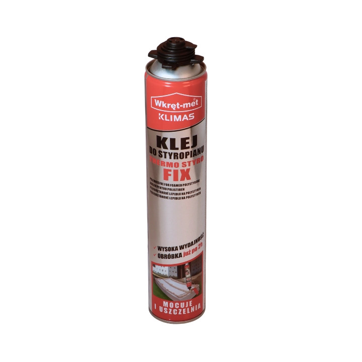 LIIM VAHTUSTATUD POLÜSTÜREENILE KST-750 THERMOSTYRO-FIX 750 ml WKRĘT-MET KLIMAS