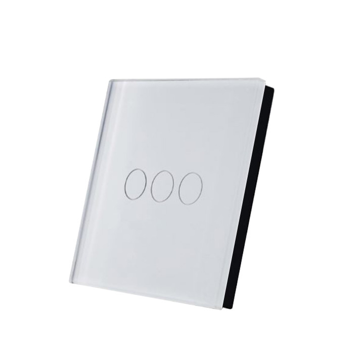 SmartWise TEREM3W Bluetooth (eWeLink-Remote) juhtmevaba puutelüliti, valge, 3 nuppu