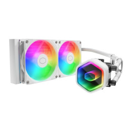 Cooler Master MasterLiquid 240 Core II ARGB vandens aušintuvas (baltas)