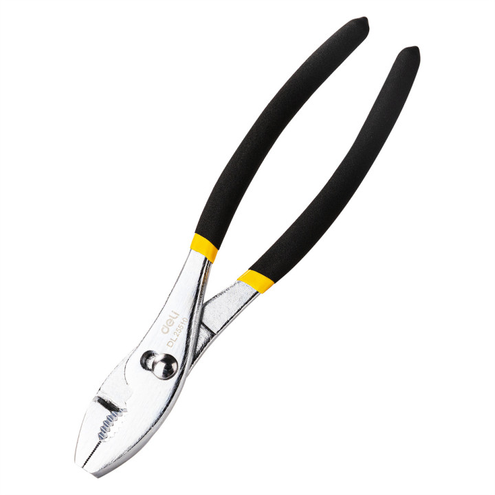 Slīdošo savienojumu knaibles Deli Tools EDL25510 10 collu (melns un dzeltens)