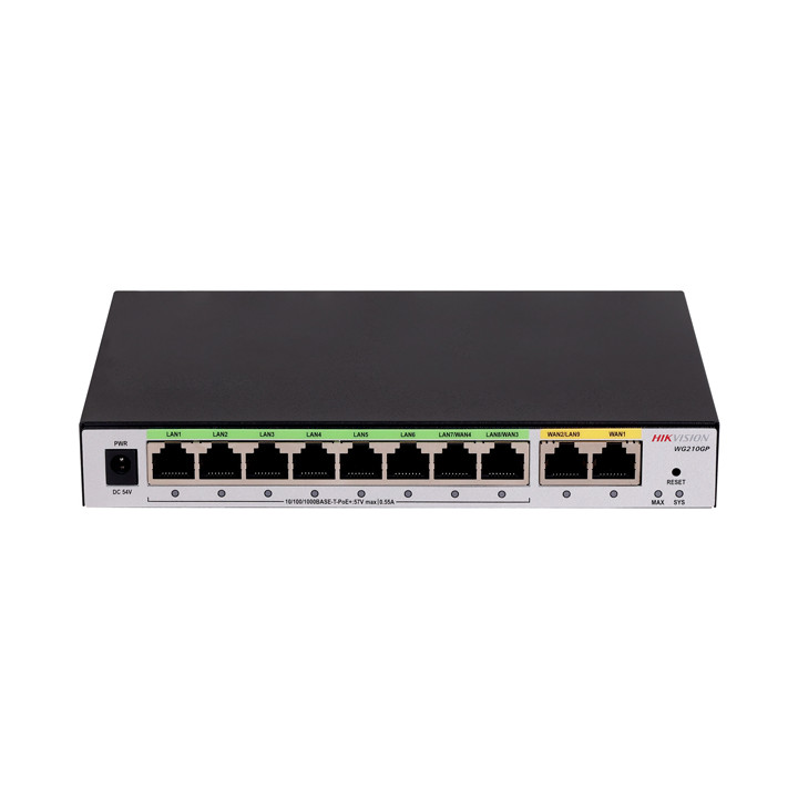 Hikvision DS-3WG210GP-SI 8-Port PoE Router