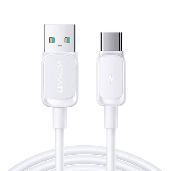 Kaapeli S-AC027A14 USB-USB C / 3A/ 1,2m (valkoinen)