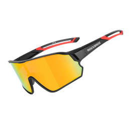 Rockbros velosipēdu brilles, fotohromas 10135R (sarkans)