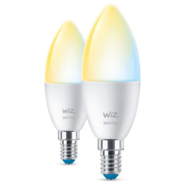 WiZ,Kynttilä,4,9W,2700-6500,C37,E14,2kpl valonlähde