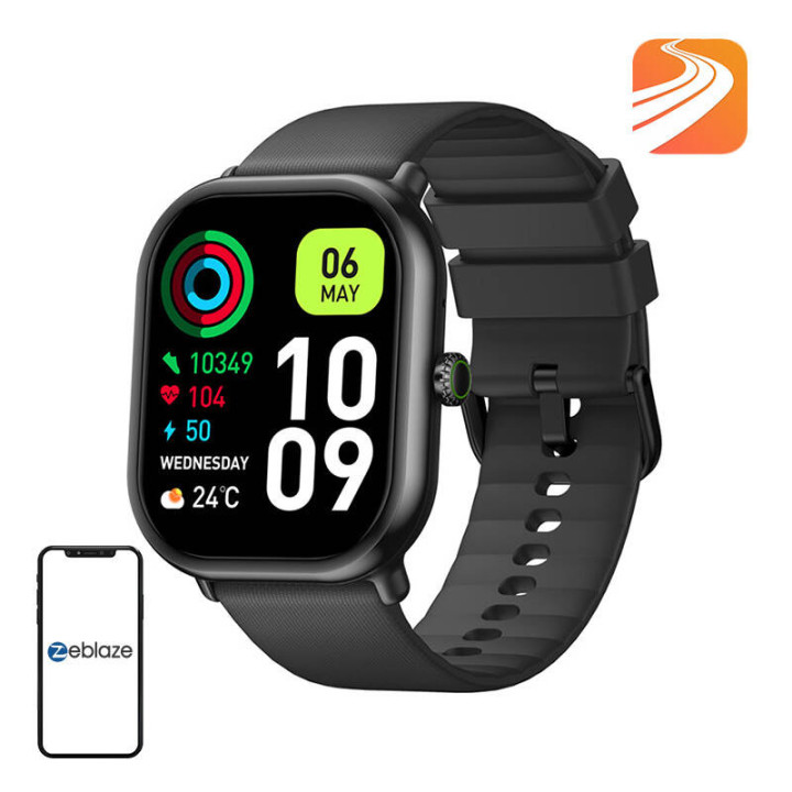 Zeblaze GTS 3 PRO viedpulkstenis (melns)