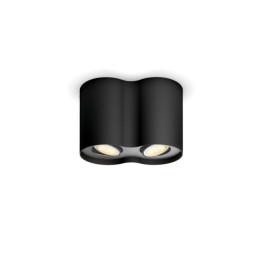 Philips Hue Pillar musta 2x5W 230V