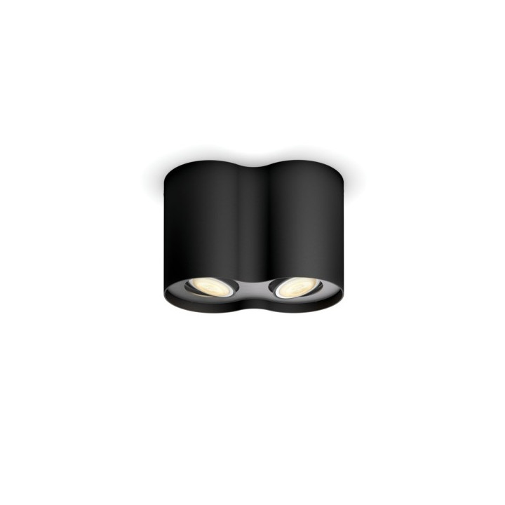 Philips Hue Pillar musta 2x5W 230V