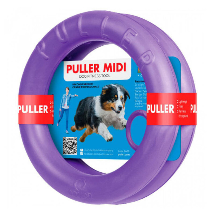 Ratas / Mankštos žaislas šuniui Puller Midi 19,5 cm
