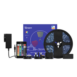 Sonoff L2 RGB išmaniųjų LED lempučių rinkinys su WiFi ir Bluetooth (5 m LED juostelė įtraukta)