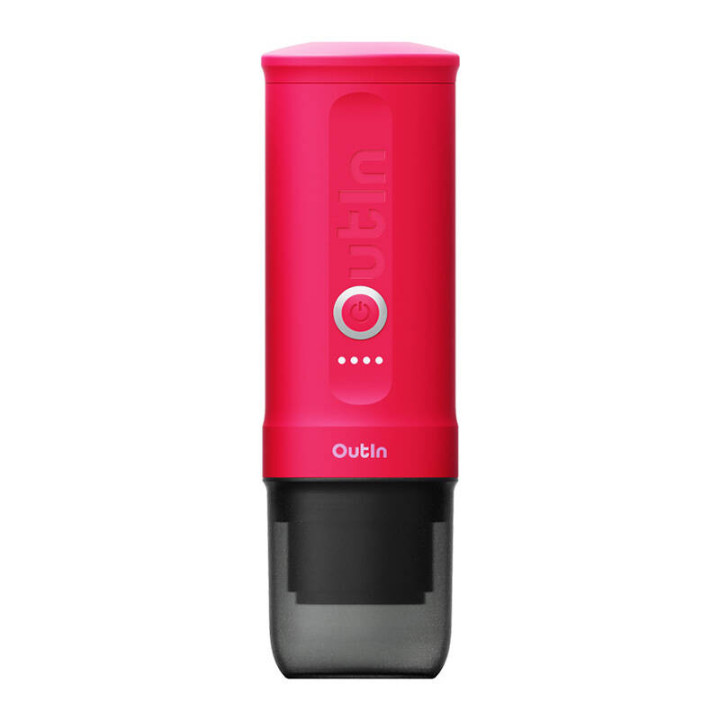 Outin Nano 7500mAh pārnēsājamais kafijas automāts (sarkans)