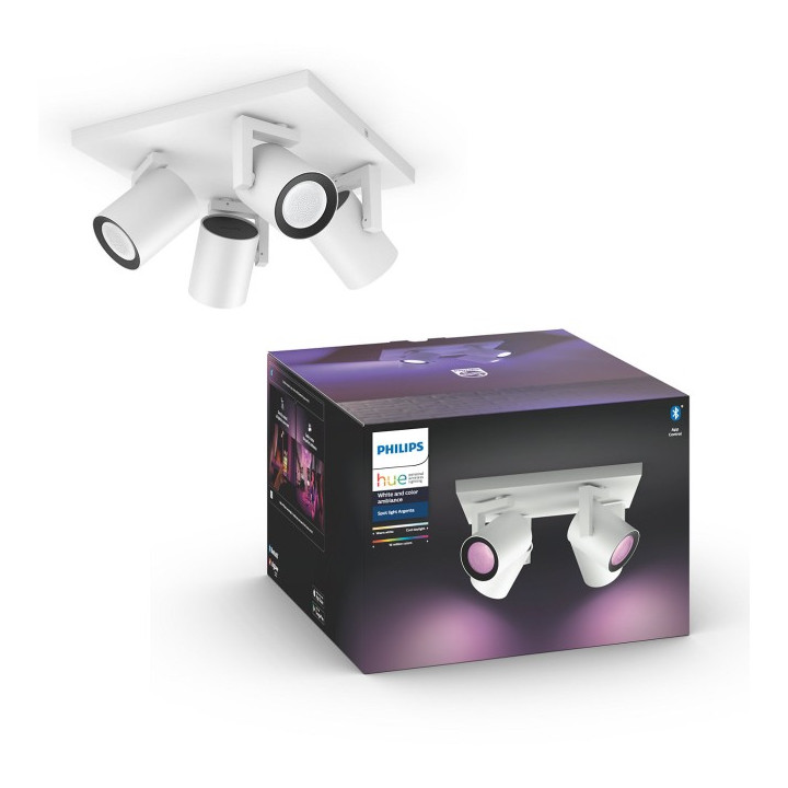 Philips Hue kattovalaisin Argenta levy/spiraalivalkoinen 4x5,7W