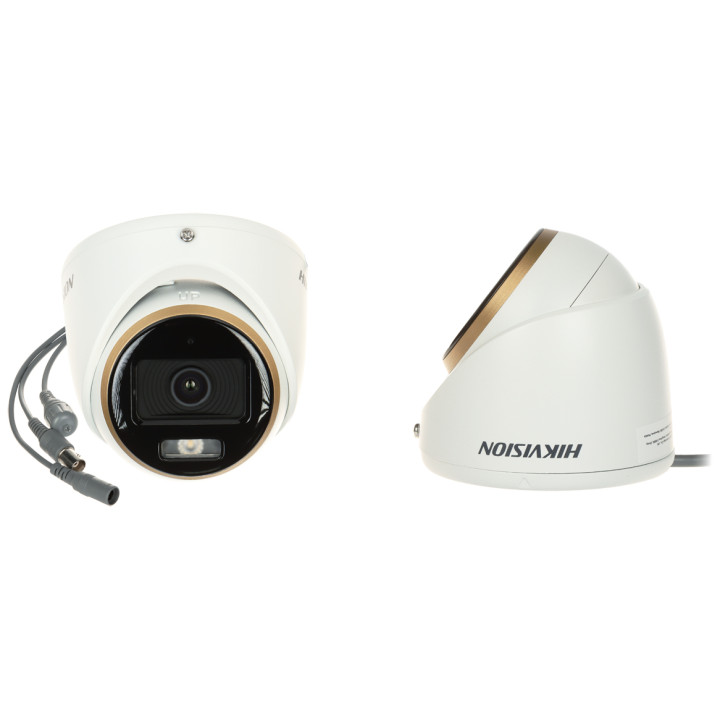 Аналоговая камера видеонаблюдения Hikvision DS-2CE70DF3T-LMFS(2.8MM), Smart Hybrid Light ColorVu, 1080p