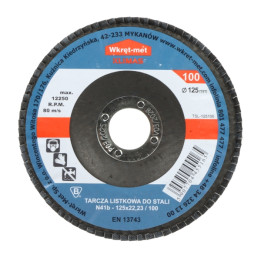 PLIENO DISKAS ATVARTU TSL-125100 125 mm WKRĘT-MET KLIMAS