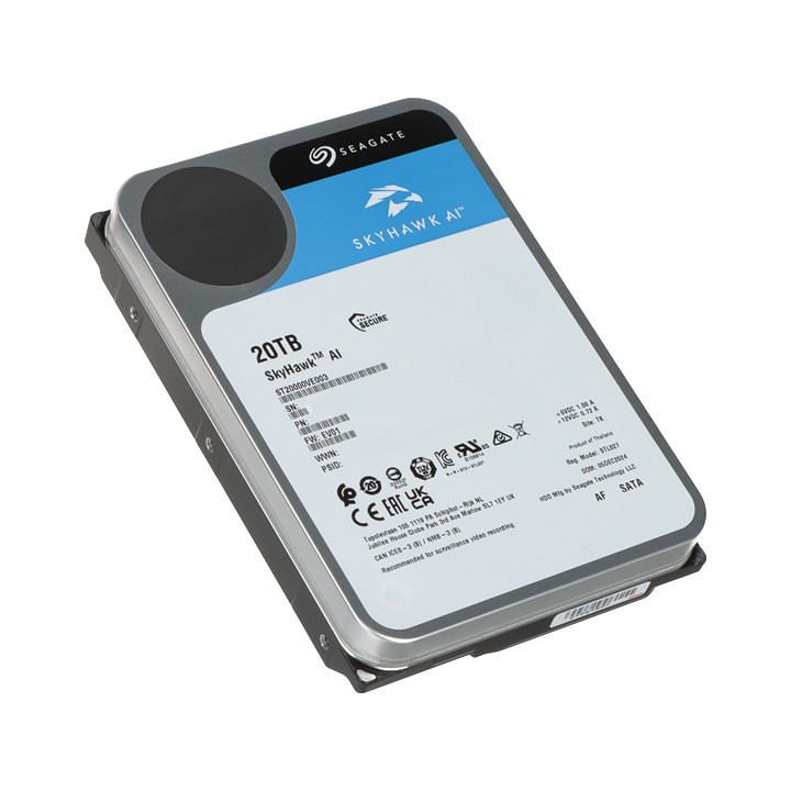 HDD, skirtas DVR HDD-ST20000VE003 20TB 24/7 SkyHawk AI SEAGATE
