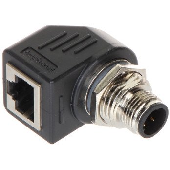 ANGULAR ADAPTER M12D-W/RJ45-G