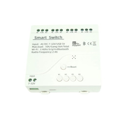 SmartWise 5V-32V Wi-Fi + Bluetooth 4-gang smart relay switch, NO/NC, dry contact, momentary, interlock, eWeLink compatible, in p